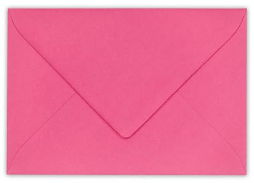 Kuvertwelt Briefumschläge DIN C6 (162x114mm) 25 Stück Pink Nassklebende Umschläge für Karten und Einladungen – Umschläge für Geschäftspost, Büro, Hochzeit und den privaten Gebrauch