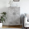 NQJIBUE Item-Highboard Beton Grau 69,5x31x115 cm Engineered Holz, Schränke & Lagerung, Büffets & Kommoden