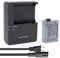 KWTOUL LP-E8 Batterie 1900mAh et Chargeur LC-E8 LC-E8E Compatible avec EOS 550D, EOS 600D, EOS 650D, EOS 700D, Rebel T2i T3i T4i T5i, EOS Kiss X4 X5 X6 Appareil Photo