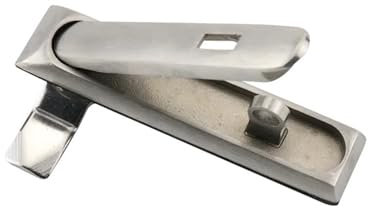 304 Stainless Steel Hanging Lock for Commercial Distribution Box Control Cabinet Industrial Machinery Equipment Flat Lock 1Pcs