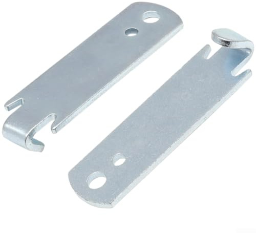 Morsetto a T per filo di acciaio per recinzioni e funi metalliche, strumento per silvicoltura, resistente, tenditore a cricchetto, attrezzatura per recinzione da giardino, colore argento, 12 x 8 cm
