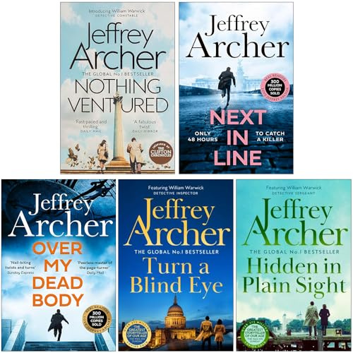 William Warwick Series 5 Books Collection Set (Nothing Ventured, Hidden in Plain Sight, Turn a Blind Eye, Over My Dead Body & Next in Line)