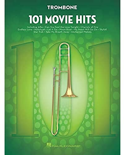 101 Movie Hits For Trombone: Noten, Sammelband für Posaune