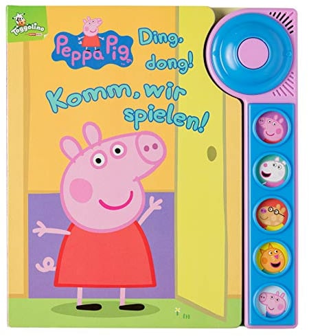 Peppa Pig - Ding, dong! Komm, wir spielen! - Soundbuch: Tönendes Buch