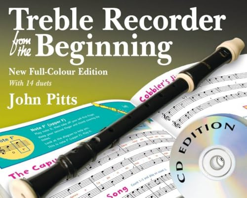 Treble Recorder From The Beginning -Revised Full-Colour Edition- (Book & CDs) Noten, CD für Treble-Blockflöte New Full-Colour Edition