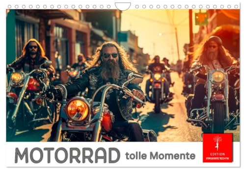 Motorrad tolle Momente (Wandkalender 2026 DIN A4 quer), CALVENDO Monatskalender: Motorrad fahren - eine Wohltat für die Seele. (CALVENDO Mobilitaet)