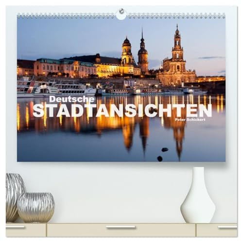 Deutsche Stadtansichten (hochwertiger Premium Wandkalender 2026 DIN A2 quer), Kunstdruck in Hochglanz: 12 sehenswerte Stadtansichten aus der bundesdeutschen Republik (CALVENDO Orte)