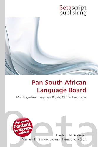 Pan South African Language Board: Multilingualism, Language Rights, Official Languages