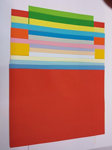 Tonkarton - Tonpapier - Tonzeichenpapier - 90 Blatt DIN A3-160g/m² Farbe: je Farbe 5 Blatt