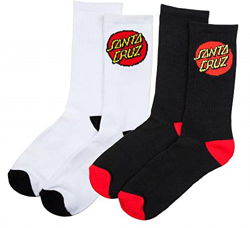 Santa Cruz Herren Socken Classic Dot 2Pk Socks