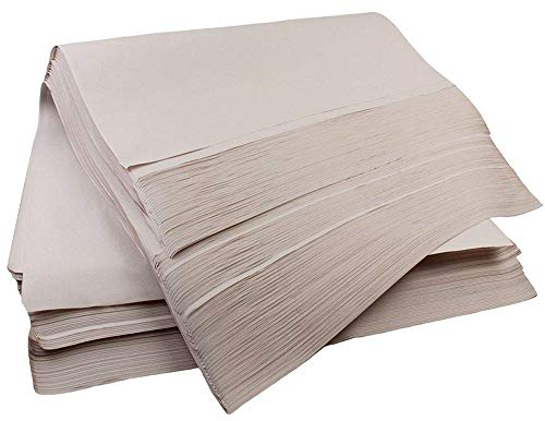 500 Sheets / 10kg Chip Shop/News Paper Off Cuts White Tissue Paper Sheets - Large 500x750mm