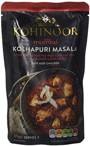 Kohinoor Kolhapuri Masala Cooking Sauce, 375 g, Pack of 6