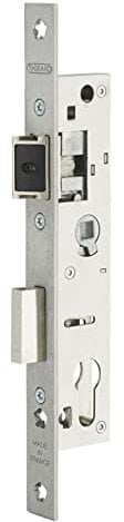 THIRARD - Boitier de serrure encastrable à cylindre pour menuiserie métallique, axe 21mm, entr'axe 70, bouts carrés, inox
