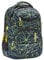 Wave Infinity Schwarz Grün Schulrucksack mit Laptopfach Tabletfach/Brustgurt Hüftgurt / 43 x 31 x 22 cm / 30 Liter/Unisex, Jungen, Mädchen/Rucksack Daypack (338-72/A Stripes Green)