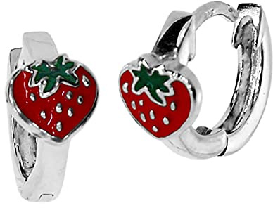 Creole - Erdbeere - Silber 925/000 -,
