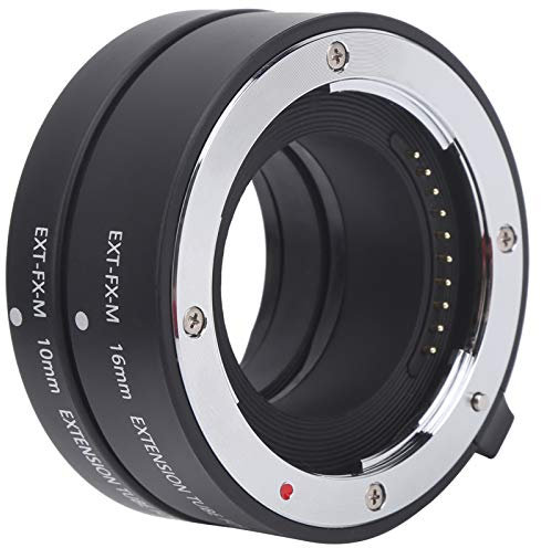 Tubo di prolunga Macro da 10 mm, Adattatore Leggero per Messa a Fuoco Automatica ravvicinata Compatto e Robusto per Fotocamera mirrorless Fuji X Mount