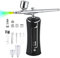 longziming Kit aérographe Portable Rechargeable par USB - Pistolet pulvérisateur à air comprimé avec arrêt Automatique et kit de Nettoyage - pour gâteaux, Tatouages, Maquillage