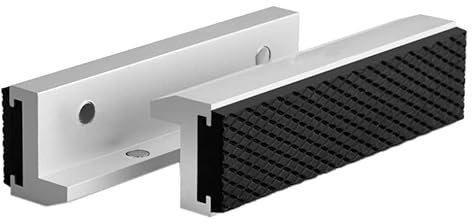 Lot de 2 housses de protection magnétiques pour étau avec mâchoires universelles et souples pour étau en métal (2 pièces de 150 mm)