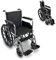 Mobiclinic®, Rollstuhl faltbar, Marsella, Schnellspanner-rollen auf knopfdruck, Robust, Sitzbreite 46 cm, Klappbare fußstütze und armlehnen, Bremshebel, Reifen 24 , Für behinderte