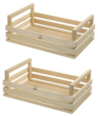 Mottinox 2 Cassetta in Legno Faggio, Misura 33×22x10.5hcm, Colore Naturale