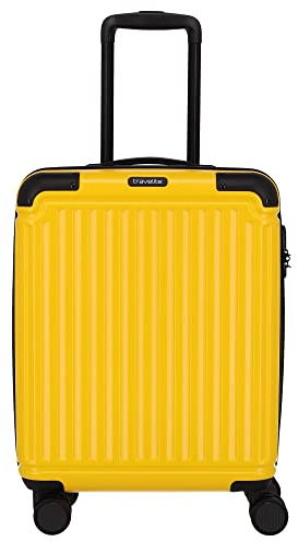 Travelite CRUISE Bordtrolley S (55 cm) mit 4 Rollen Gelb [89]