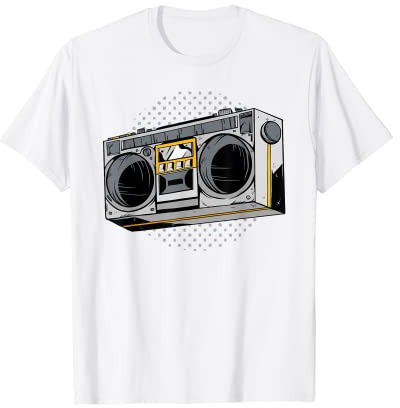 Vintage Radio 80s 90s Kassettenspieler T-Shirt