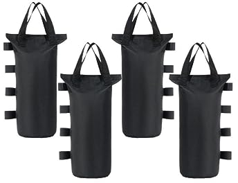 XINFULLWOL sandsäcke zum befüllen, gewicht für Pavillon, Zelt und pavillon pop up,gazebo,carport bausatz,schirmständer klappbar,Robuste Oxford Materialien, Wasserdichte PVC,Ohne Sand (Rotundität, 6)