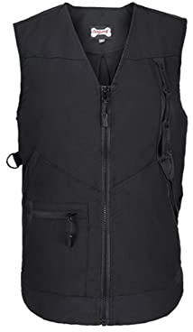 Lear-au Trainings-Hundeweste, wasserdichtes Schutztuch für Hundetrainer, mit mehreren Taschen, Trainingsweste, Haustiertrainer, Jacke, Haustierweste für Herren/Damen