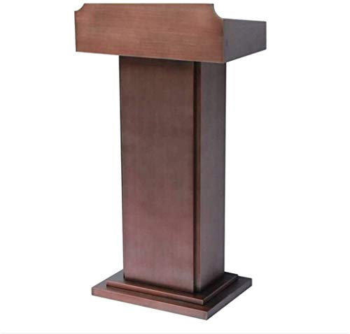 Podium, Edelstahl, Rednerpult, Podium, Kirchenkanzel oder Zeremonie, Vortrag, Rede, Lehrplattform, stehendes Präsentationspult