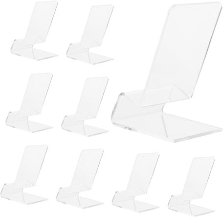 BESTonZON Acrylic Phone Stand for Desk Stands Adapted for Mobile Phones Acrylic Cell Phone Stands