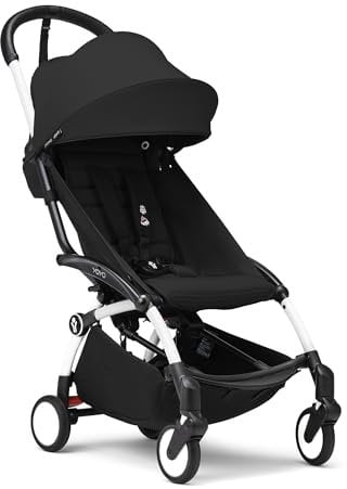 Stokke YOYO White Frame with YOYO 6+ Color Pack (Black)