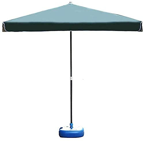 Sombrilla de Playa Sombrilla para el sol, sombrilla para jardín, sombrilla cuadrada de 6,5 pies para Patio, playa, refugio solar, sombrilla exterior portátil para mesa al aire libre, cubierta para jar