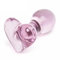 Analplug Sexspielzeug Herz Kristallglas Anal Plug Butt Plugs Erwachsene Produkte Rosa Prostata-Massagegerät Anal Masturbation Spielzeug Für Männer Frauen Neu