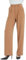 Tronjori Pantalon Habillé Taille Haute Décontracté à Jambe Droite pour Femme - Pantalon de Travail et de Costume avec Ceinture Élastique dans Le Dos, Marron, Taille M