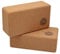 2 x Yoga Block VonBueren | Yogablöcke aus Kork | 22 x 12 x 7,5 cm je Yogablock | Yogazubehör für Damen und Herren | Hatha Klotz | Yogaklötze