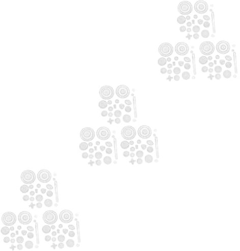 SEWACC 3 Sets 22 Teiliges Malset Rundes Zeichenlineal Zeichenschablone Formen Lineal Schablonen Lineal Zeichnen Geometrisches Zeichenlineal Mandala Zeichenwerkzeug Kinder
