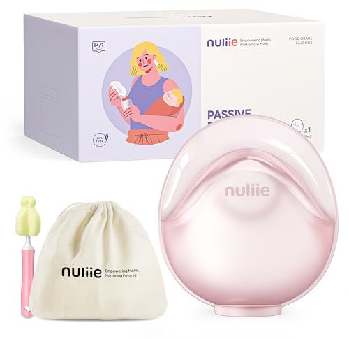 Nuliie 1 PCS Silicone Breast Milk Collectors for Breastfeeding Leak-Proof, 3oz/90ml Portable Milk Catcher, BPA-Free Soft Breast Shell, Wearable Manual Breast Pump for Newborns Essentials