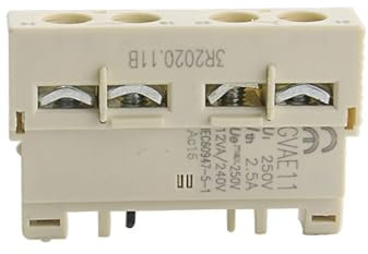 Accessoires de disjoncteur de moteur GV2, Contacts auxiliaires, un ouvert et un fermé, 1 pièce