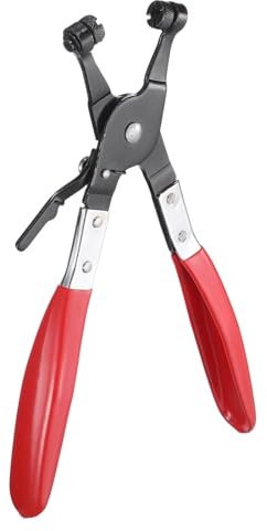 sourcing map Hose Clamp Pliers Spring Clips V Type Pliers for Fuel Coolant Lines Vehicles Automotive Coolant Radiator Heater Water Hose