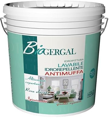 Biogergal pittura murale lavabile antimuffa per interni Chromasore LT 2,5