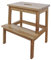 VDLLQYN, Tritthocker Zweistufige Holzleiter, Trittleiter for den Hausgarten, Dachbodenleiter, Hocker, Badezimmer, Fußhocker, einfache SI ，Trittschemel