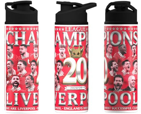 Partisan Liverpool Champions Bottle - Big Mouth 600ml or 750ml (750ml)