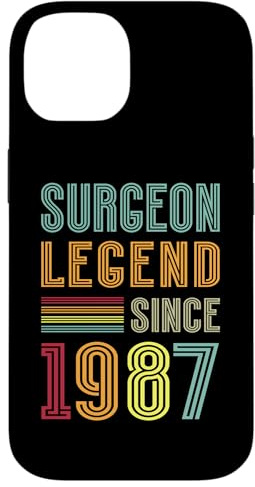 Surgery Legend 1987 39 Years Scalpel 39th Birthday Surgeon Case for iPhone 14