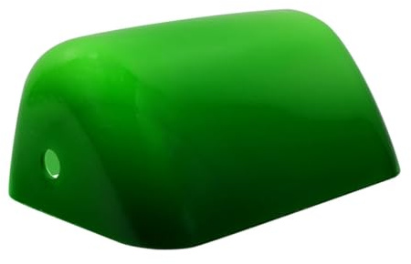 TOYANDONA Glas Lampenschirm Bankers Lampe Ersatzschirm Ømm Grüner Glasschirm für Tischleuchte Haus Büro Hotel Dekorationsschutz