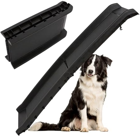 Petigi Auswahl Hunderampe für Auto, Aluminium, Hunde Rampe, Hundetreppe, SUV, rutschfest, Belastbarkeit 50 kg, 70 kg, 90 kg oder 150 kg