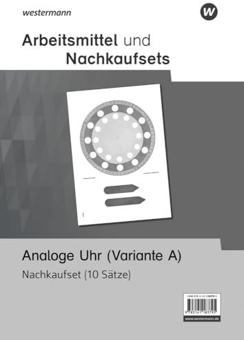 Flex und Flo - Ausgabe 2021: Nachkaufset Analoge Uhr