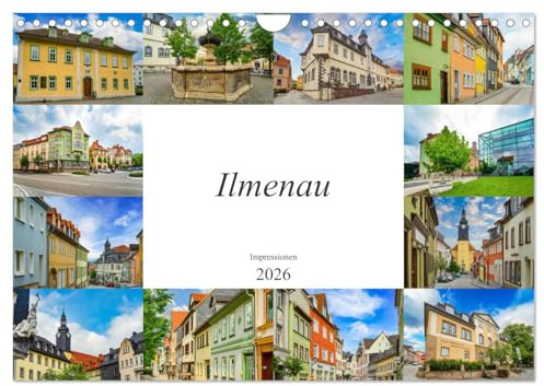 Ilmenau Impressionen (Wandkalender 2026 DIN A4 quer), CALVENDO Monatskalender: Wunderschöne Bilder der Stadt Ilmenau (CALVENDO Orte)