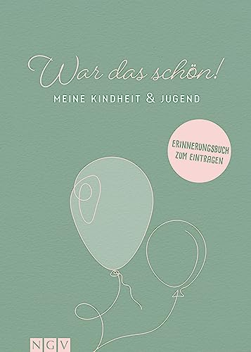 War das schön! Meine Kindheit & Jugend: Ein Erinnerungsbuch | Für unvergessliche Momente & Erinnerungen | Geschenkidee