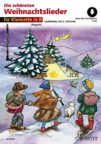 Die schönsten Weihnachtslieder: sehr leicht bearbeitet. 1-2 Klarinetten. (Umrüster-Konsolidierung)