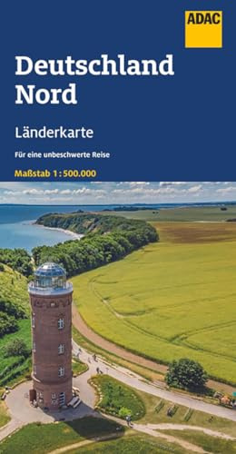 ADAC Länderkarte Deutschland Nord 1:500.000: Straßenkarte und Autokarte